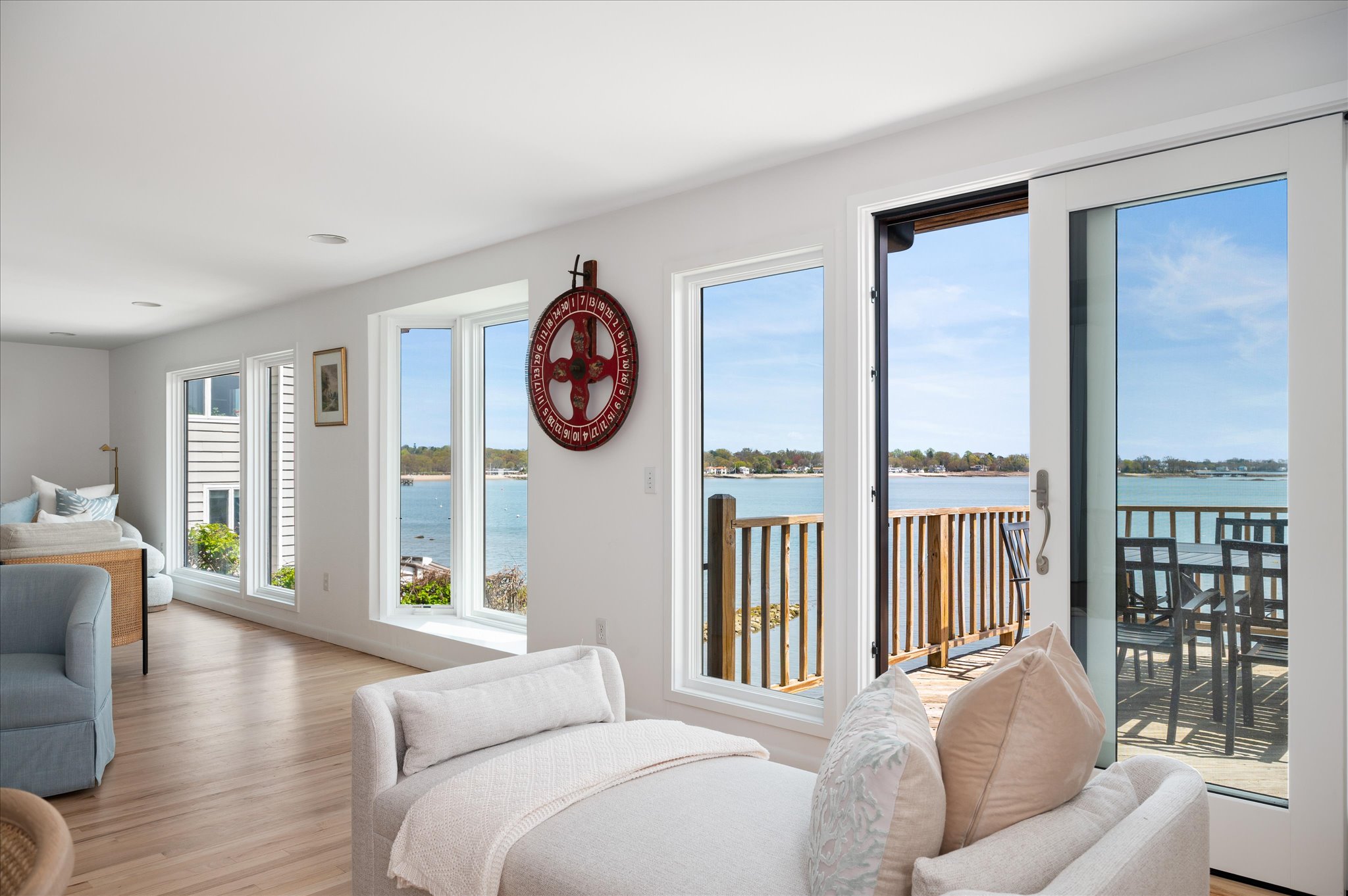 Luxury waterfront living room